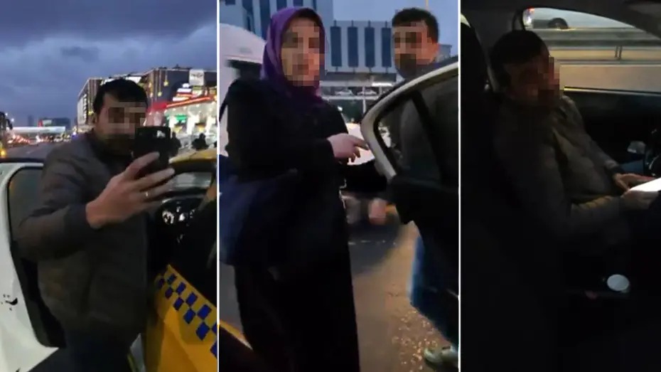 Yolcu seçen taksiciye ağır ceza: Engelli yolcular araçtan indirildi