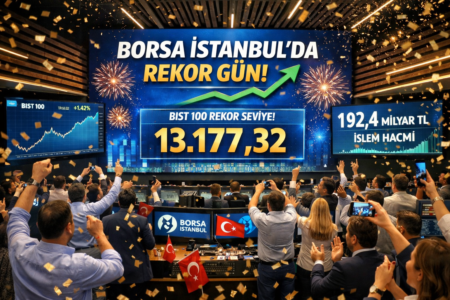 Borsa İstanbul güne dalgalı başladı rekorla bitirdi