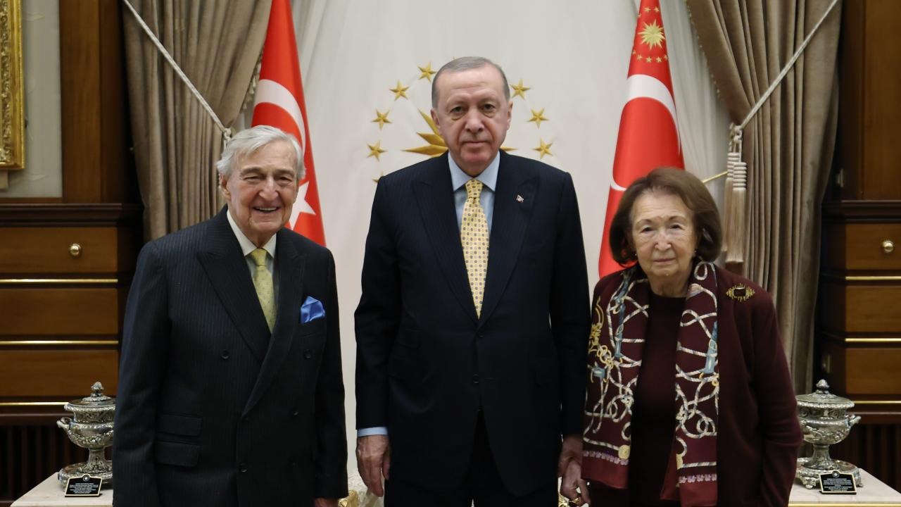 Erdoğan, Rahmi Koç ve Semahat Arsel’i kabul etti
