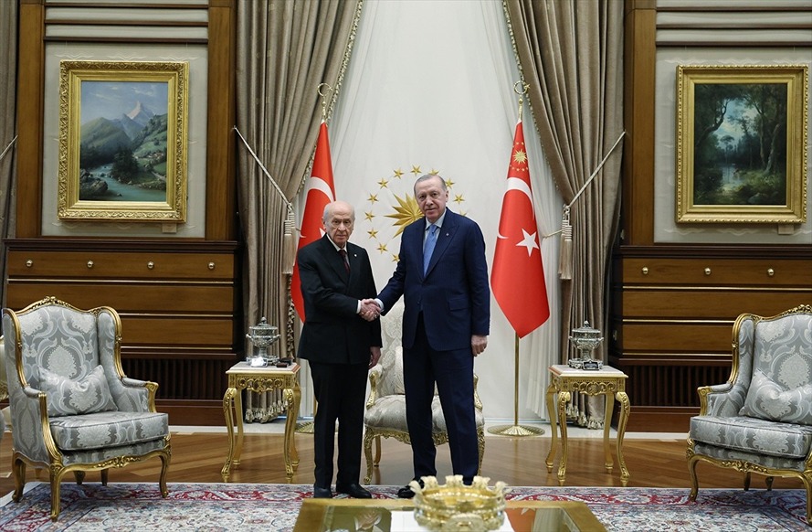 Ankara’da kritik zirve: Erdoğan ve Bahçeli bir araya geld