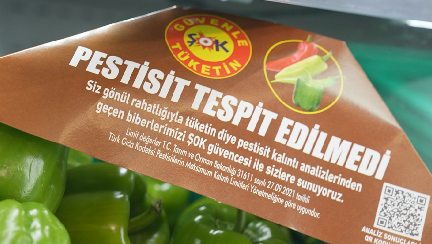 ŞOK Marketler’den pestisit hamlesi: Domatesten sonra sıra biberde