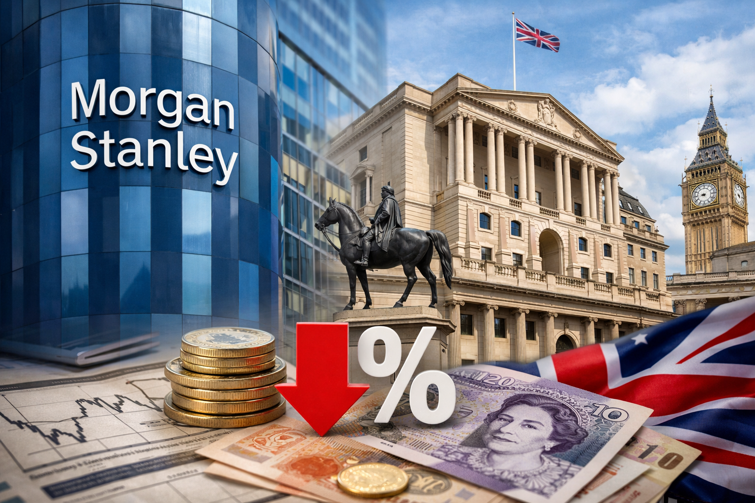 Morgan Stanley’den BoE’ye Mart baskısı: Faiz indirimi kapıda mı?