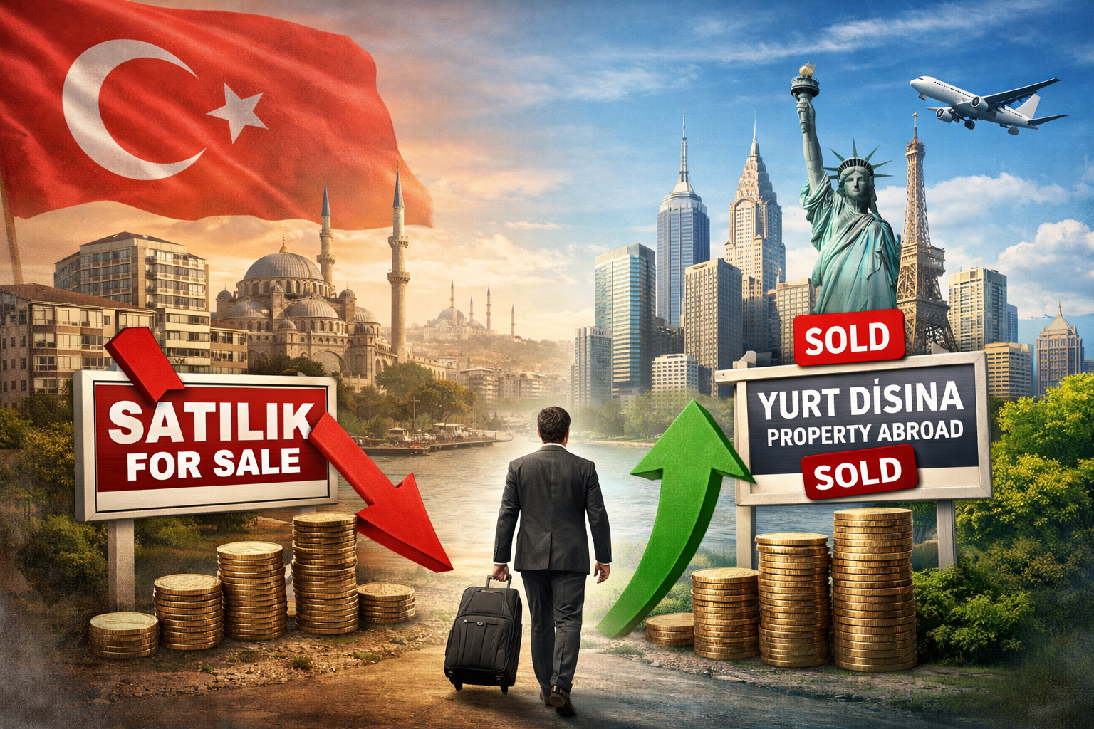 Türkiye’de yabancı yatırım dengesi değişti: Konut yatırımları yön değiştirdi