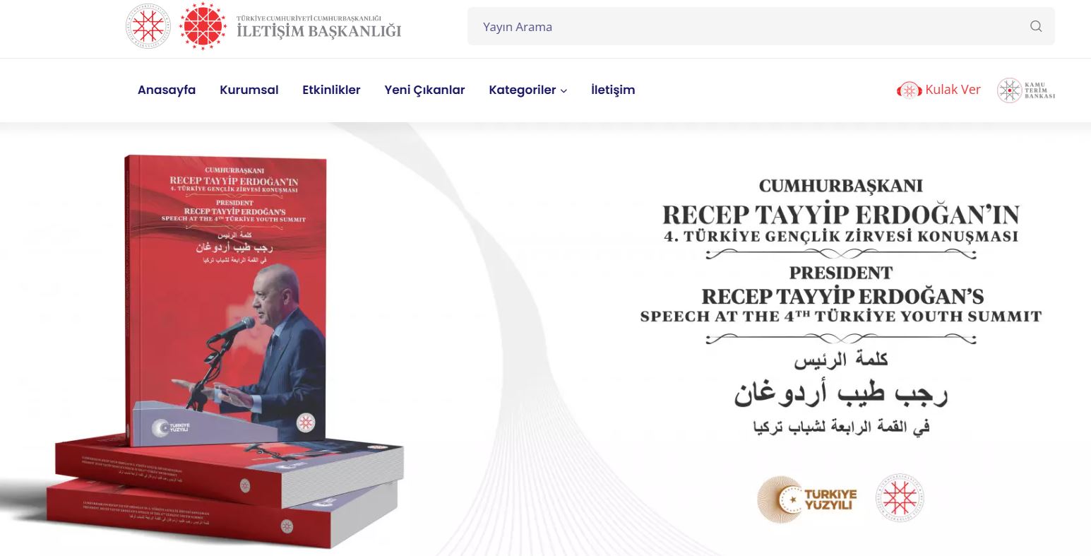 Cumhurbaşkanlığı İletişim Başkanlığı Yayınları dijitale taşındı