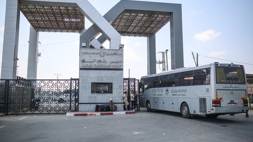 Refah Sınır Kapısı’ndan 2 haftada 838 kişi geçti