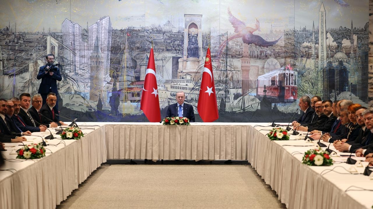 Cumhurbaşkanı Erdoğan ASKON yönetimini Dolmabahçe’de kabul etti