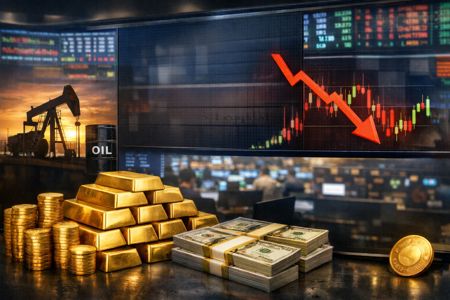 Gün sonu verileri açıklandı: Borsa düştü, altın yükseldi, kripto rüzgarı tesine döndü