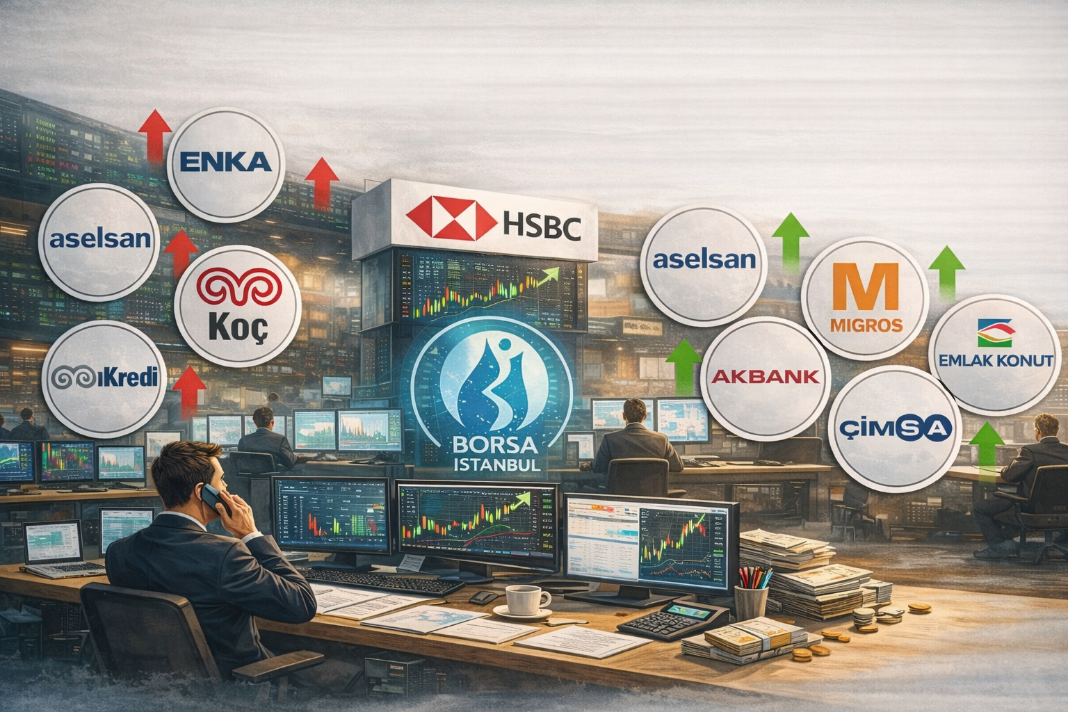 HSBC bugün hangi hisseleri aldı, sattı?