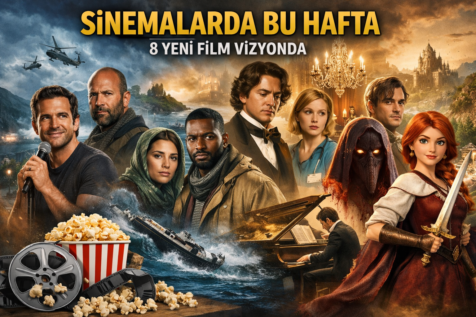 Sinemalarda bu hafta 8 yeni film vizyona giriyor