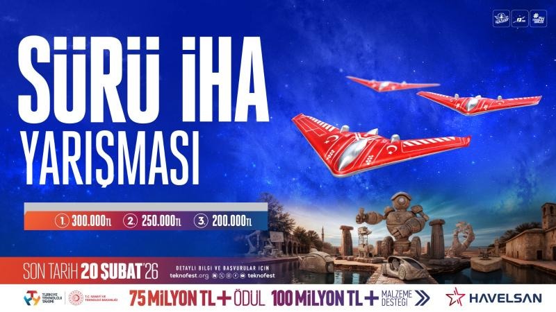 TEKNOFEST 2026 Sürü İHA Yarışması başvuruları devam ediyor