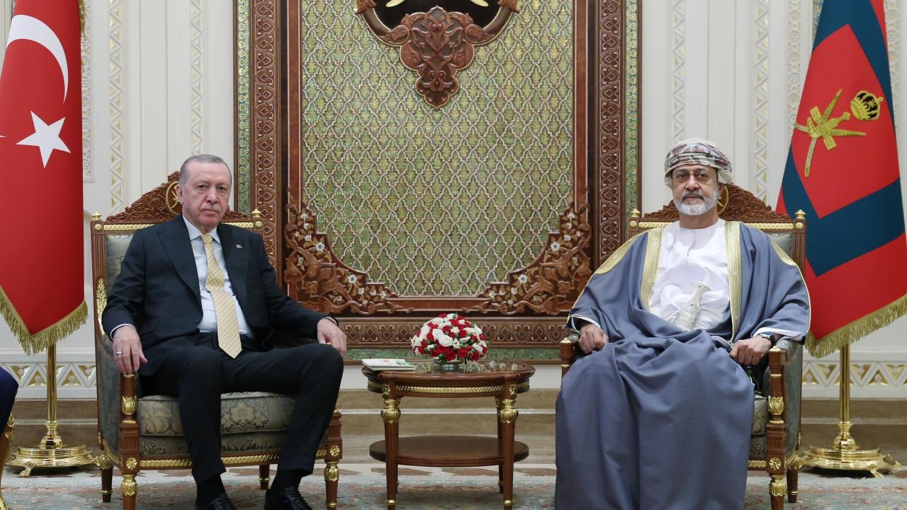 Erdoğan ile Umman Sultanı Heysem bin Tarık arasında kritik görüşme