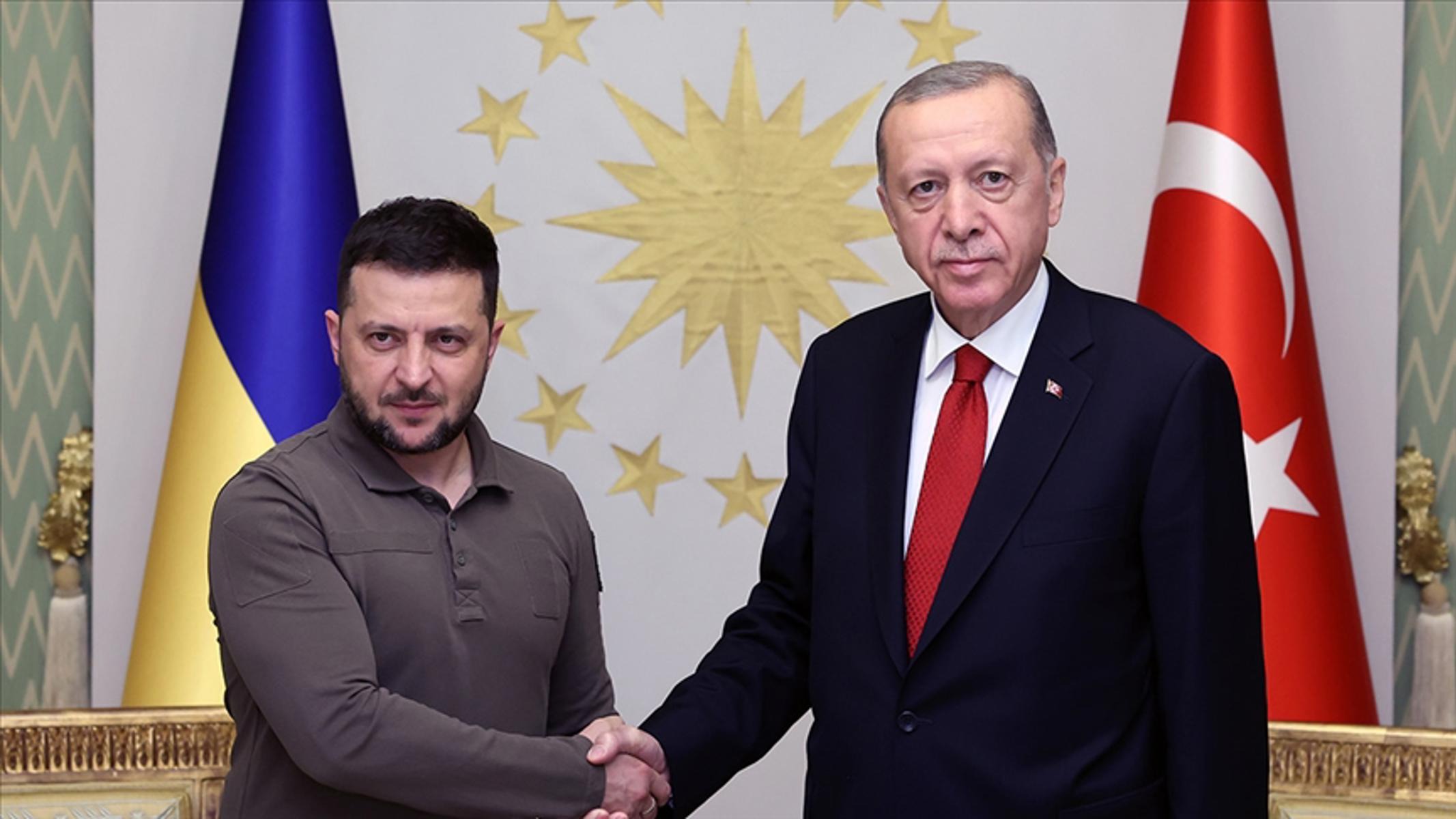 Cumhurbaşkanı Erdoğan, Ukrayna lideri Zelenski ile görüştü
