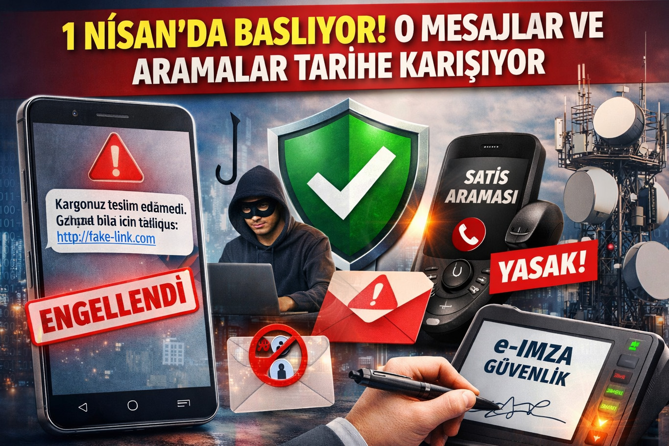 BTK’dan kritik karar: Linkli SMS’ler 1 Nisan’da engelleniyor