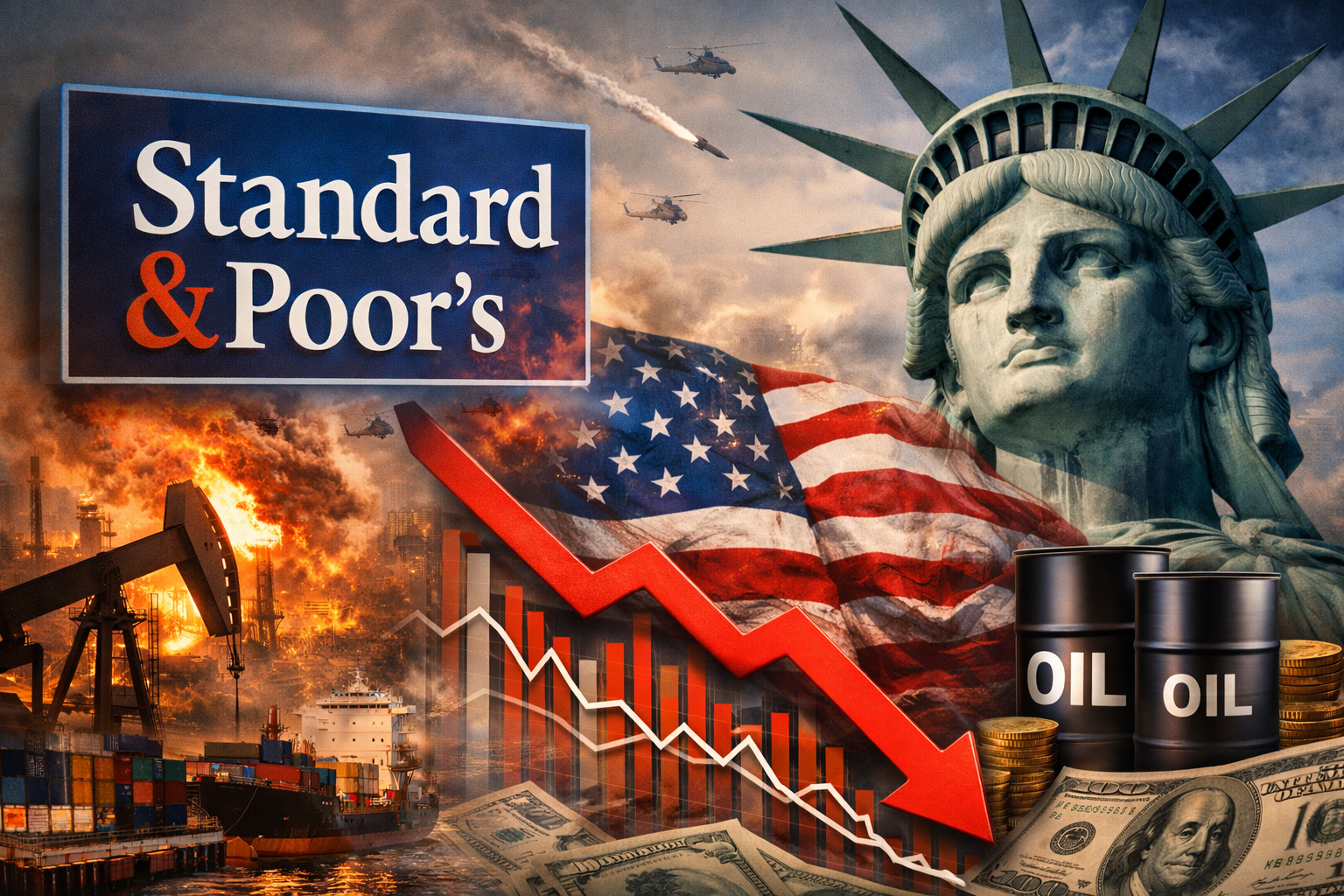 ABD ekonomisi için yeni risk: S&P’den savaş ve enflasyon değerlendirmesi