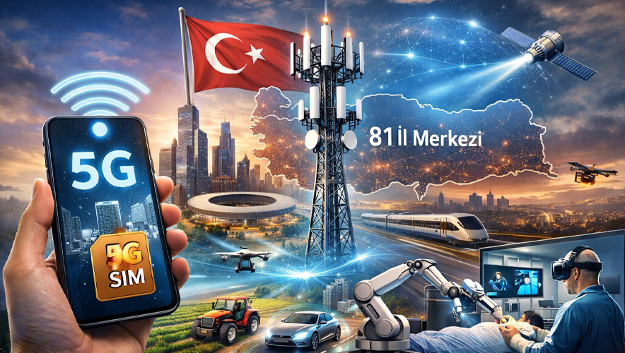 Türkiye’de 5G dönemi resmen başladı: 81 ilde aynı anda aktif