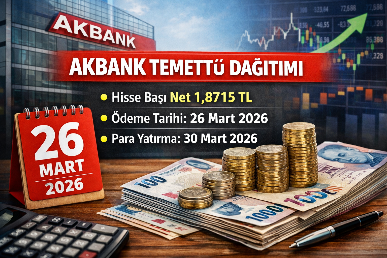 Akbank temettü ödeme tarihi açıklandı: İşte kritik gün