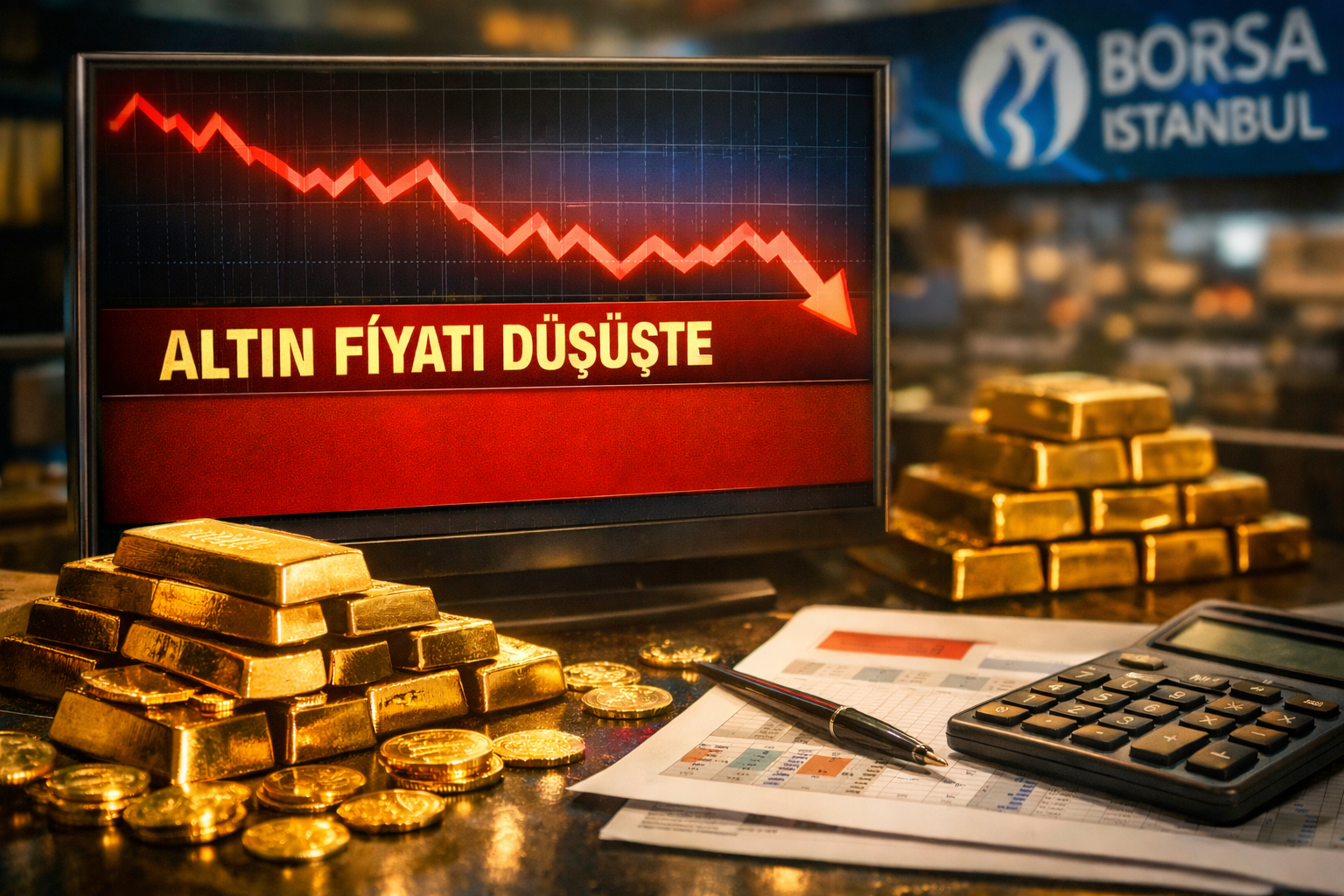 Altının kilogram fiyatında sert düşüş: Piyasa haftayı gerilemeyle kapattı