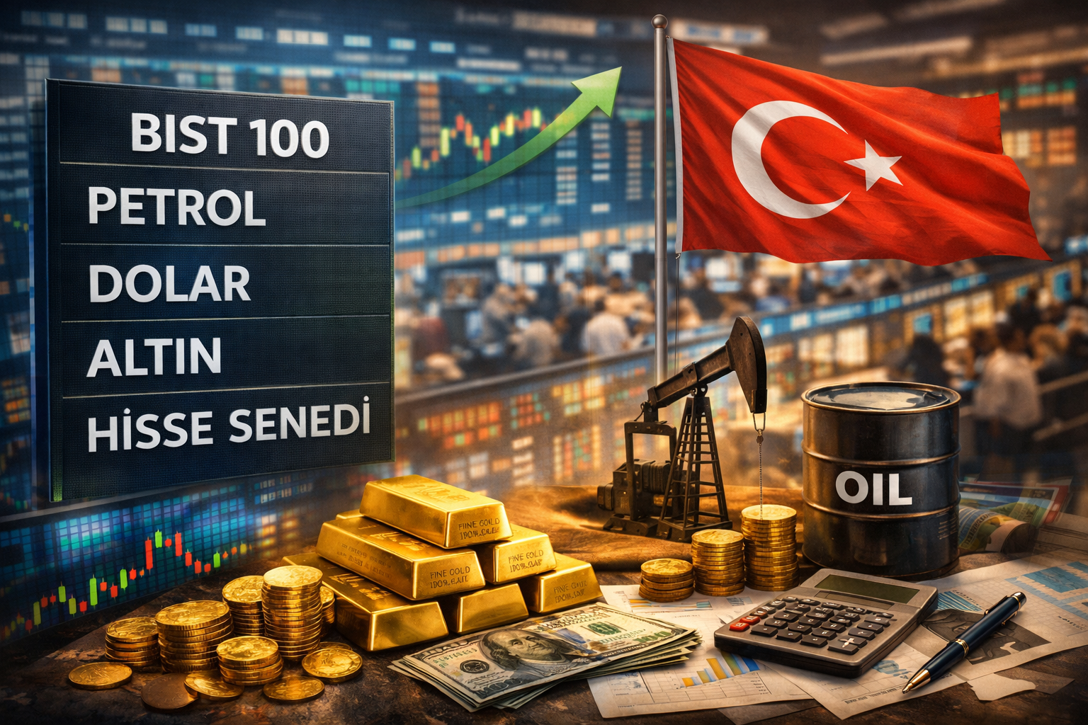 Altın ve petrol aynı anda yükseldi: Borsa İstanbul’da günün özeti