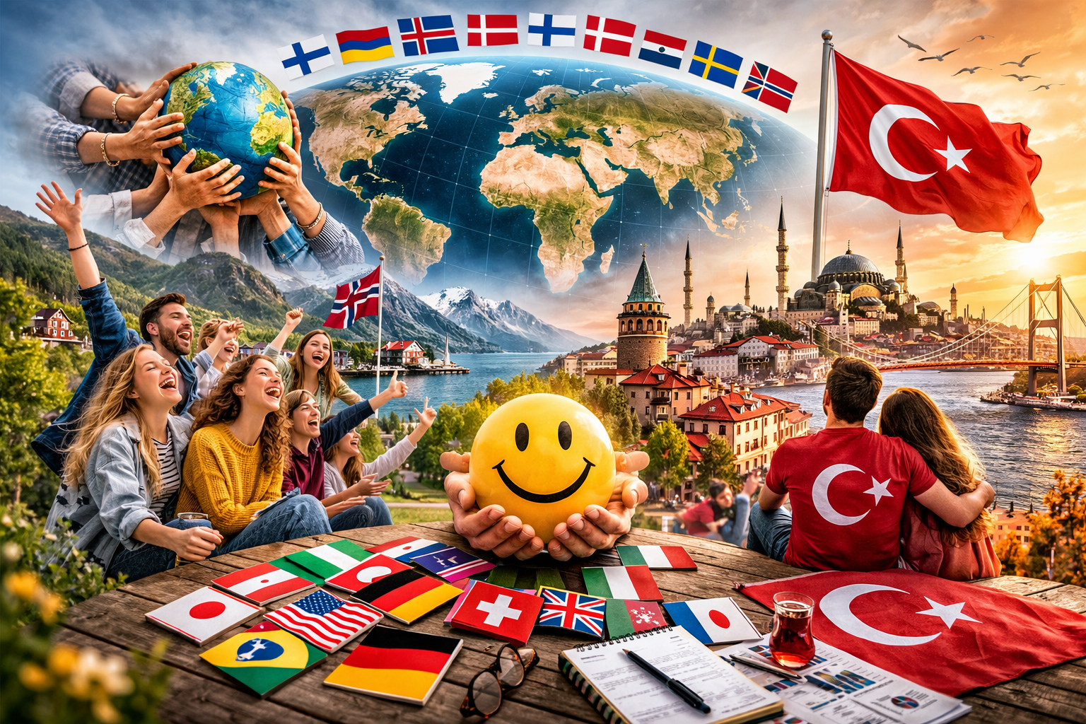 Dünya Mutluluk Raporu açıklandı: Türkiye yine yerinde saydı