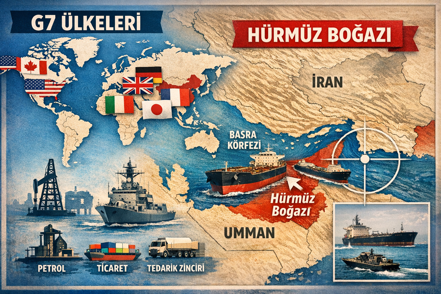 G7 ülkelerinden Hürmüz Boğazı için kritik çağrı: Serbest geçiş talebi