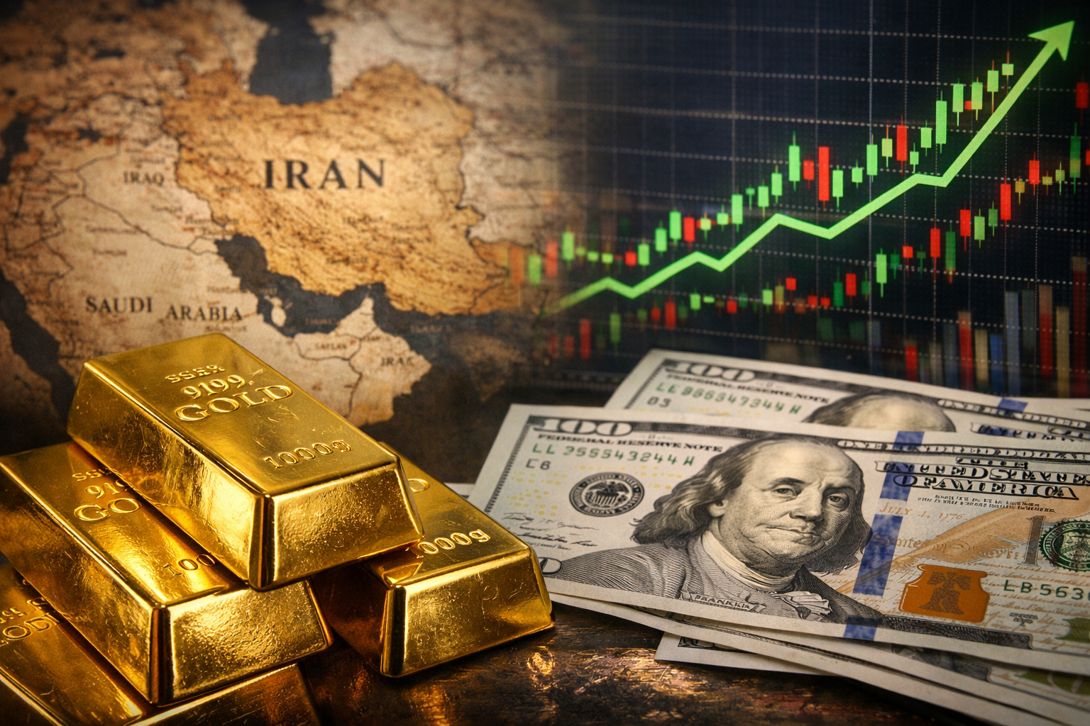 İran savaşı piyasaları sarstı: Altın düşerken dolar güç kazandı