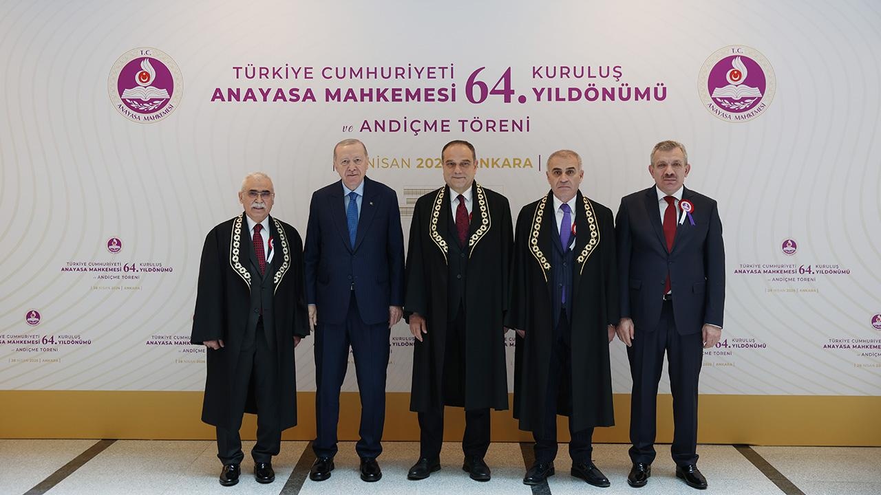 Cumhurbaşkanı Erdoğan, AYM’nin 64. yıl törenine katıldı
