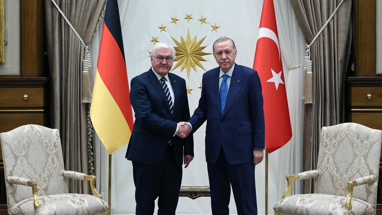 Cumhurbaşkanı Erdoğan, Almanya Cumhurbaşkanı Steinmeier ile görüştü