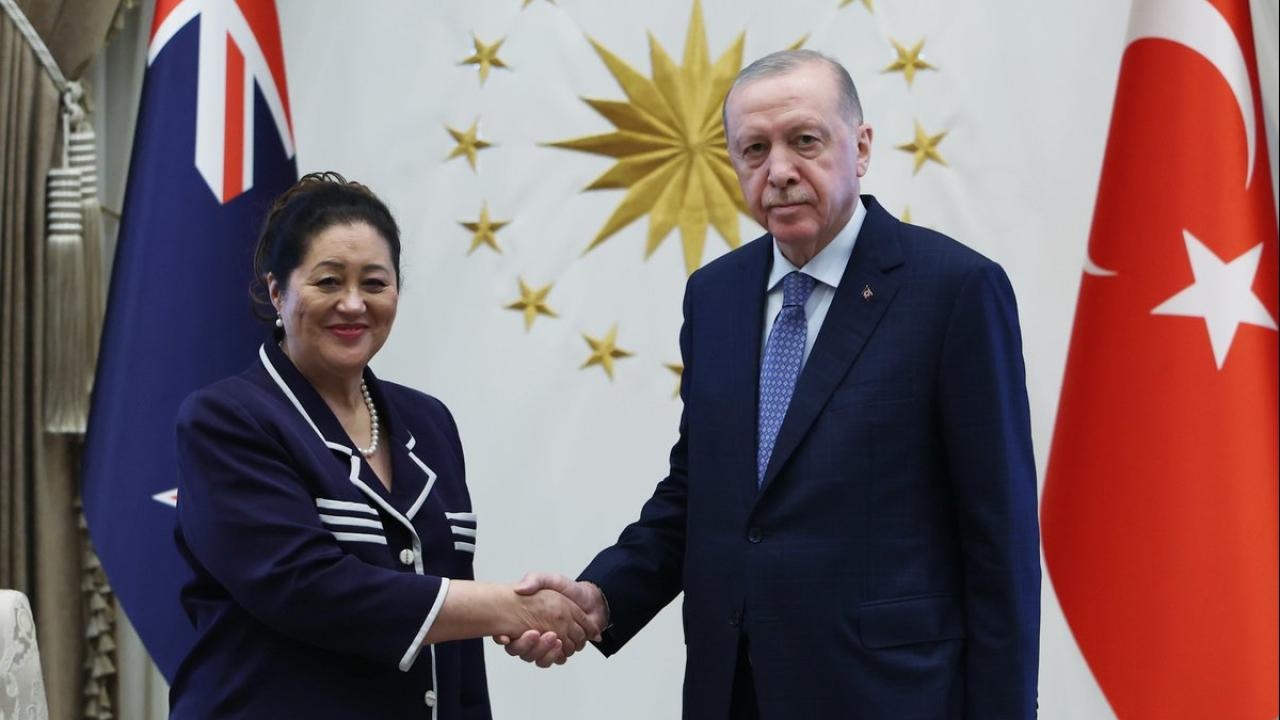 Erdoğan, Yeni Zelanda Genel Valisi Cindy Kiro’yu kabul etti