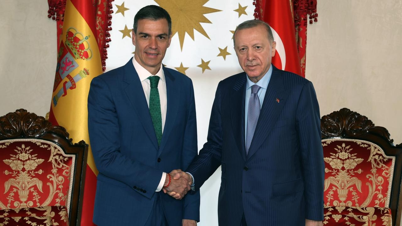 Cumhurbaşkanı Erdoğan, İspanya Başbakanı Sanchez ile görüştü