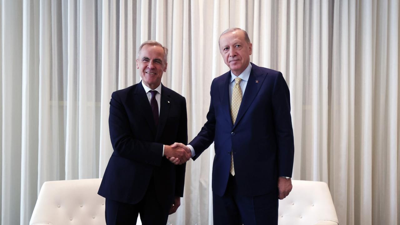 Cumhurbaşkanı Erdoğan, Kanada Başbakanı Carney ile görüştü
