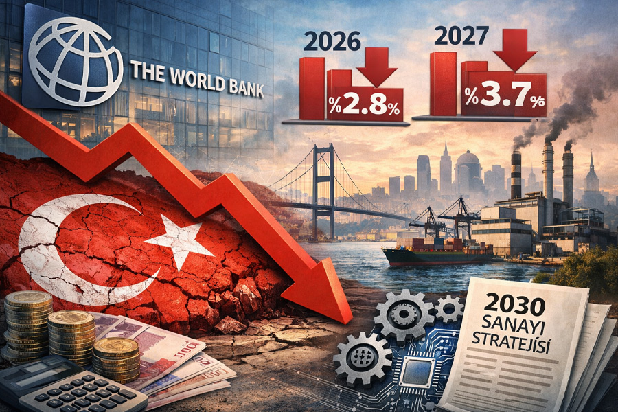 Dünya Bankası Türkiye için büyüme tahminlerini aşağı çekti