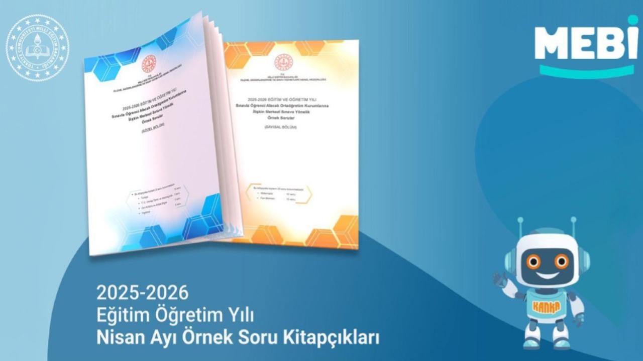 MEB'den LGS öğrencilerine Nisan ayı örnek soruları ve çözüm videoları