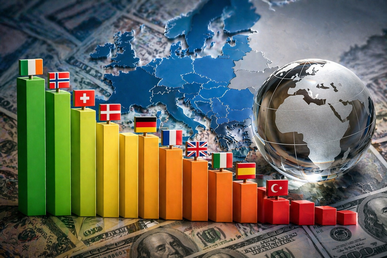 2030’da Avrupa’nın en zengin ülkeleri belli oldu: Türkiye kaçıncı sırada?