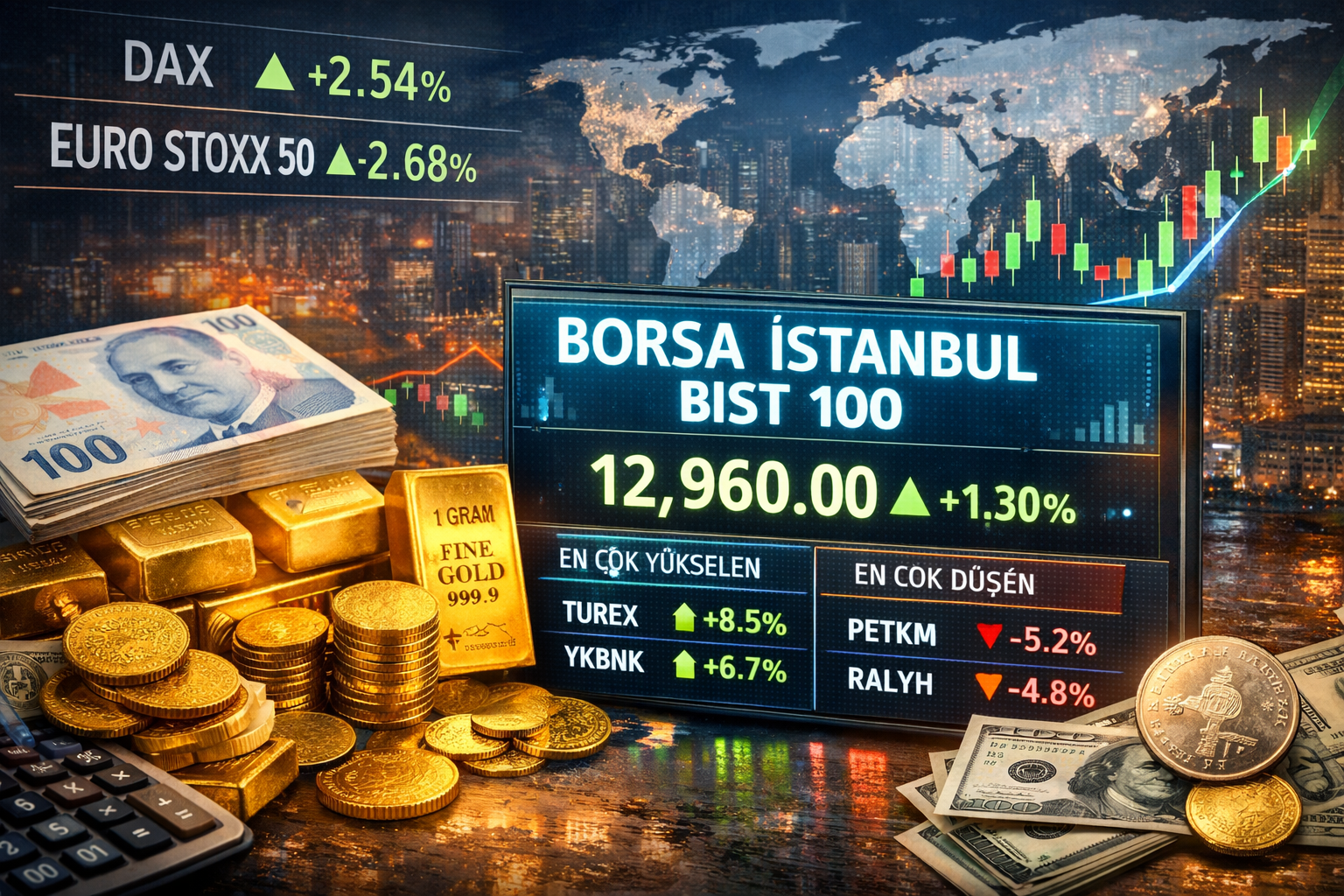 BIST 100'de gün sonu notları: Döviz ve altın cephesinde son durum