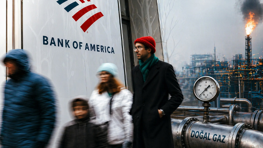 Bank of America doğal gaz tahminini düşürdü: Ilıman hava fiyatları baskıladı
