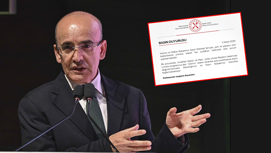 Hazine ve Maliye’den Mehmet Şimşek için kritik açıklama: Reuters haberi gerçeği yansıtmıyor