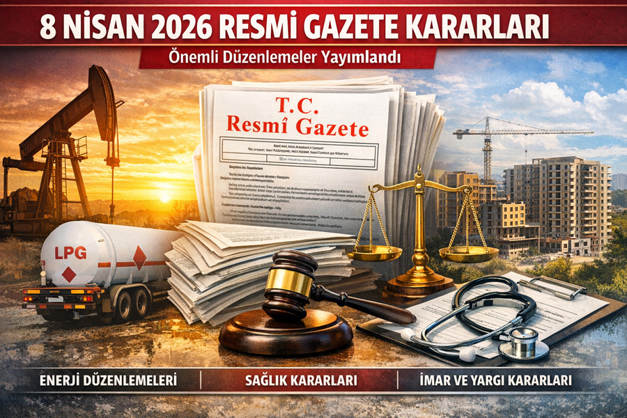 8 Nisan Resmî Gazete kararları açıklandı: SGK düzenlemesi yürürlükte, petrol ve LPG piyasasında yeni dönem