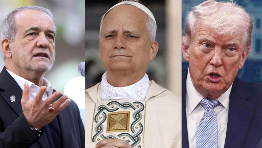 Pezeşkiyan’dan Trump’a sert tepki: Papa 14. Leo’ya açık destek