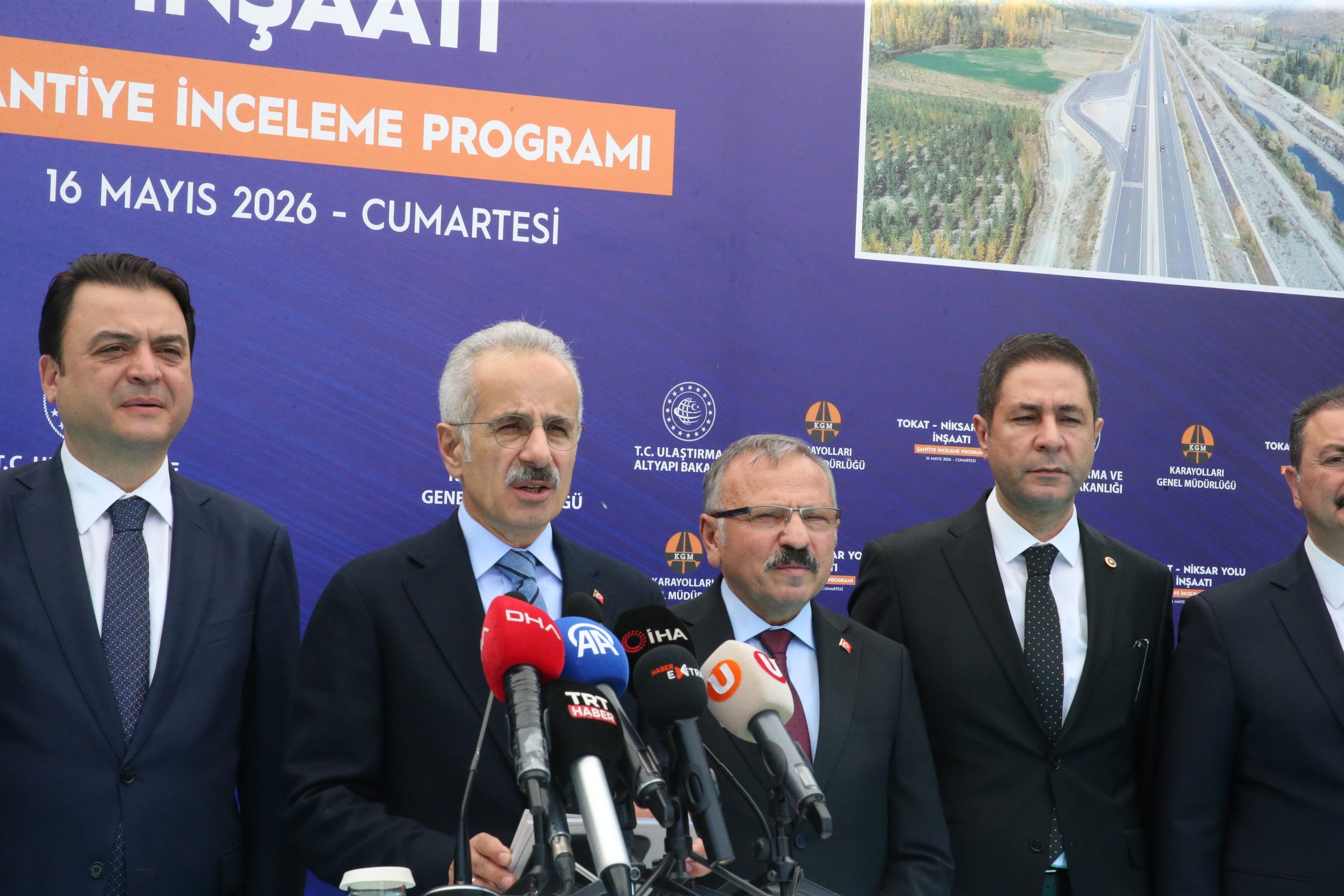 Bakan Uraloğlu: Tokat-Niksar yolu bölge ekonomisini güçlendirecek