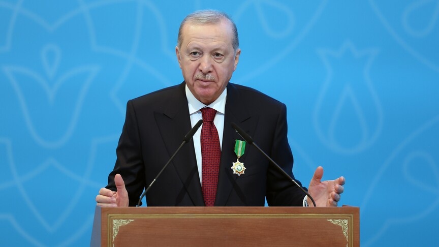 Cumhurbaşkanı Erdoğan: Hazar geçişli Orta Koridor’u yeniden canlandırıyoruz