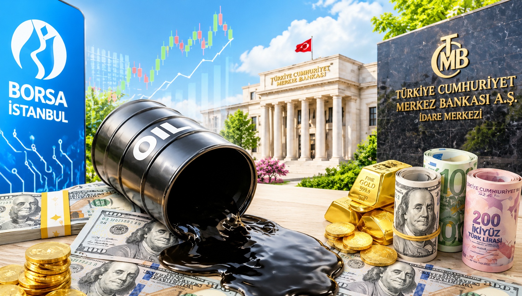 Gün sonu rakamları açıklandı: Altın, döviz ve petrol fiyatlarında son durum