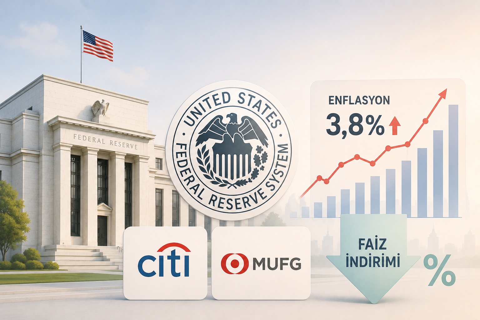 Citi ve MUFG’den Fed tahmini: Faiz indirimi ihtimali masada kaldı