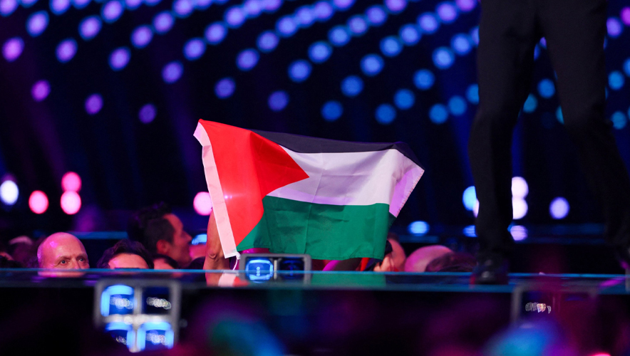 Eurovision’da İsrail protestosu: “Soykırımı durdurun” sloganları salonu inletti