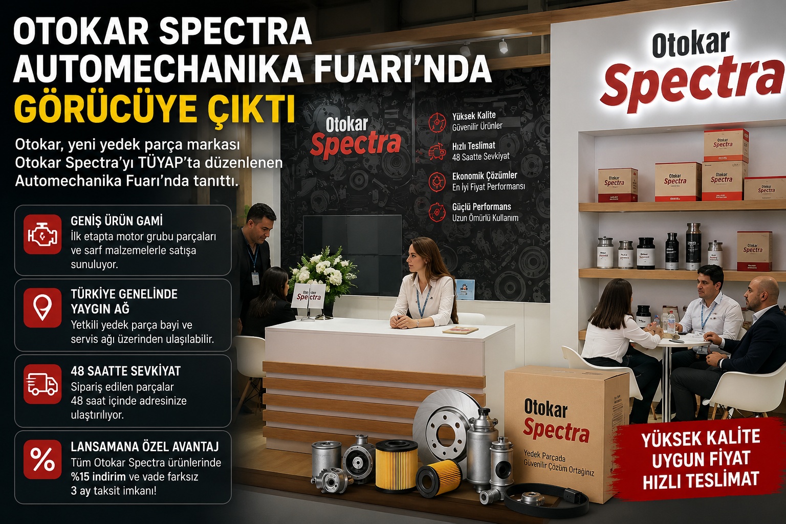 Otokar yeni yedek parça markası Spectra’yı tanıttı