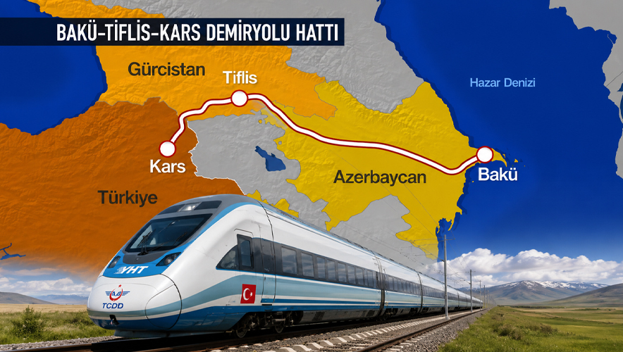 Bakü-Tiflis-Kars demir yolu hattı tam kapasiteyle hizmete giriyor