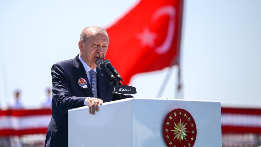Cumhurbaşkanı Erdoğan: Tarihimizde ilk kez bir NATO ve AB üyesi ülkeye savaş gemisi ihraç ettik