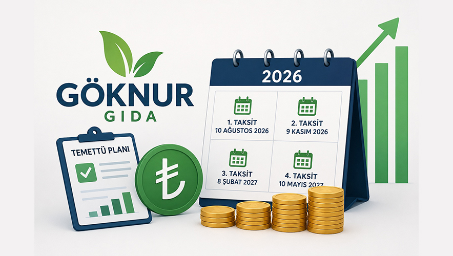 Göknur Gıda temettüyü 4 taksitte dağıtacak