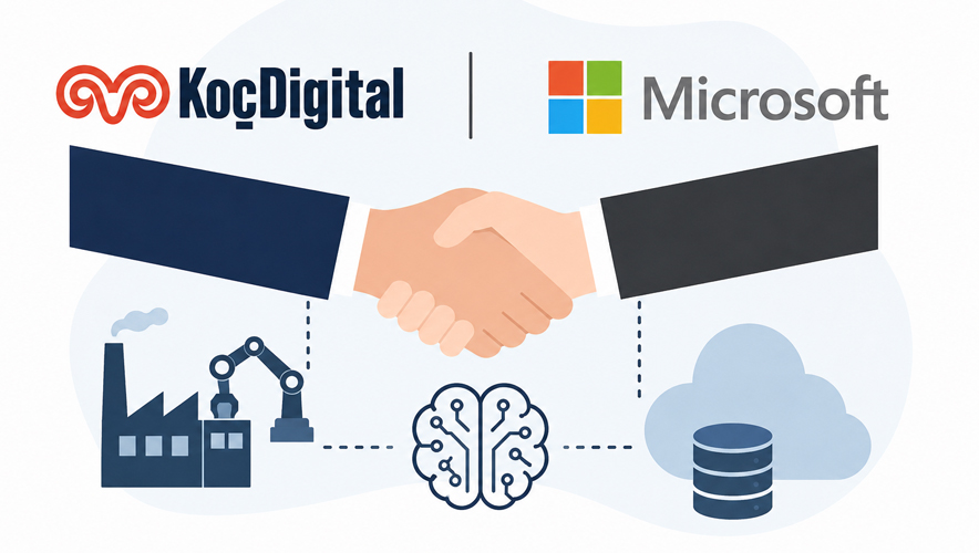 KoçDigital ve Microsoft Türkiye'den endüstriyel yapay zeka işbirliği