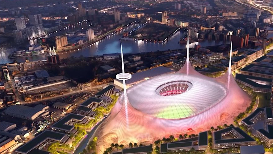İngiltere'nin en büyük stadı geliyor: Manchester United 100 bin kişilik stat için arazi aldı