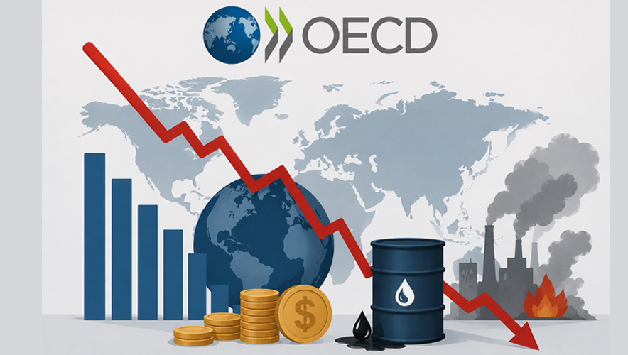 OECD küresel büyüme tahminlerini aşağı yönlü revize etti